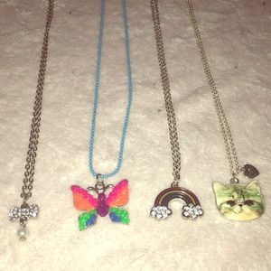 4 Pack Of Kiddie Necklaces (gently worn twice)